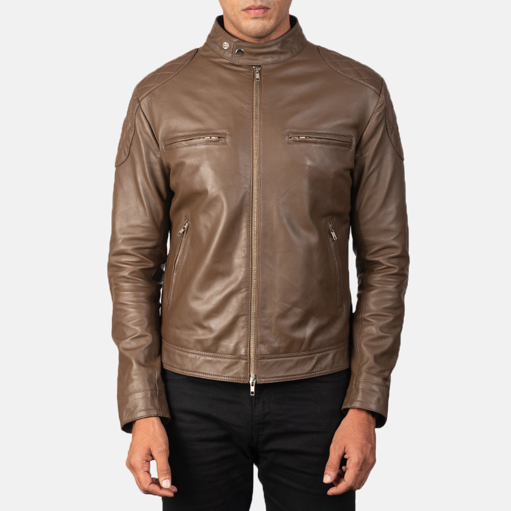 Gatsby  Leather Biker Jacket